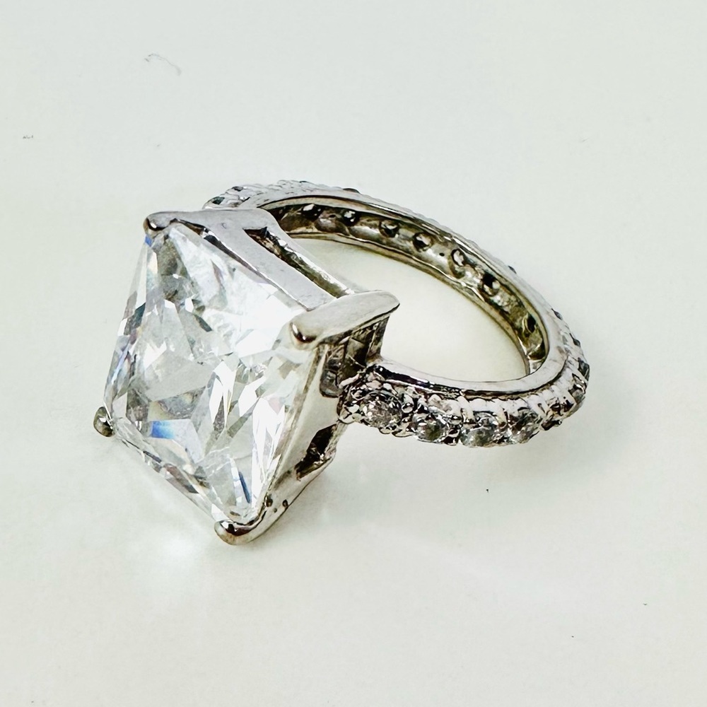 Faux Diamond Ring